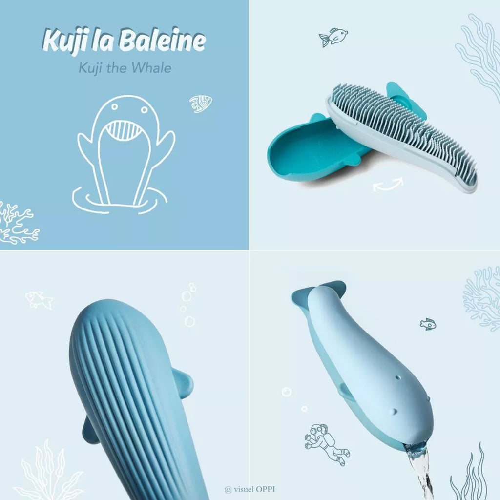 KUJI la Baleine - Jouet de Bain Ludique et Anti-Moisissures