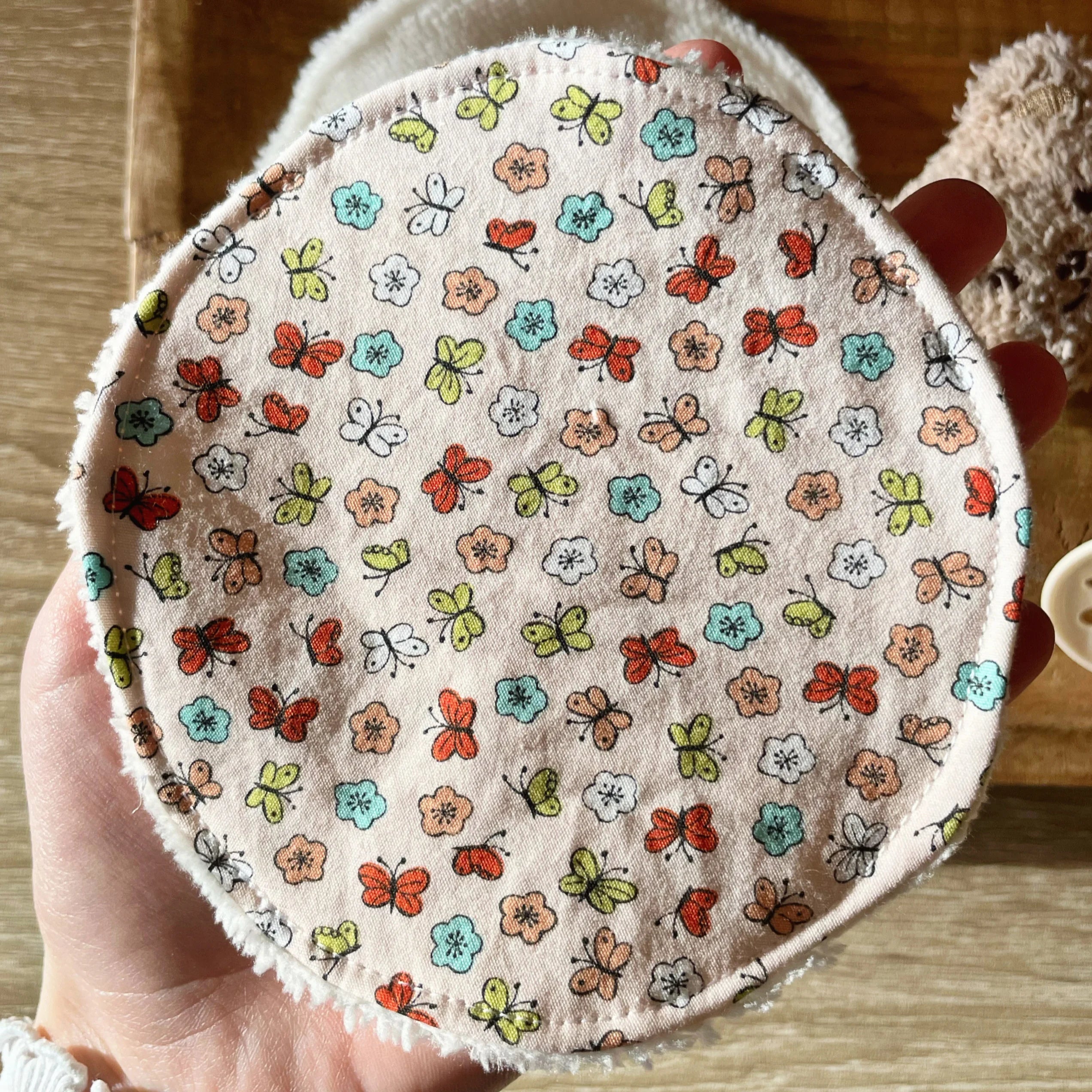 Coussinets d'Allaitement Lavables & Réutilisables - Coton et Bambou OEKO-Tex