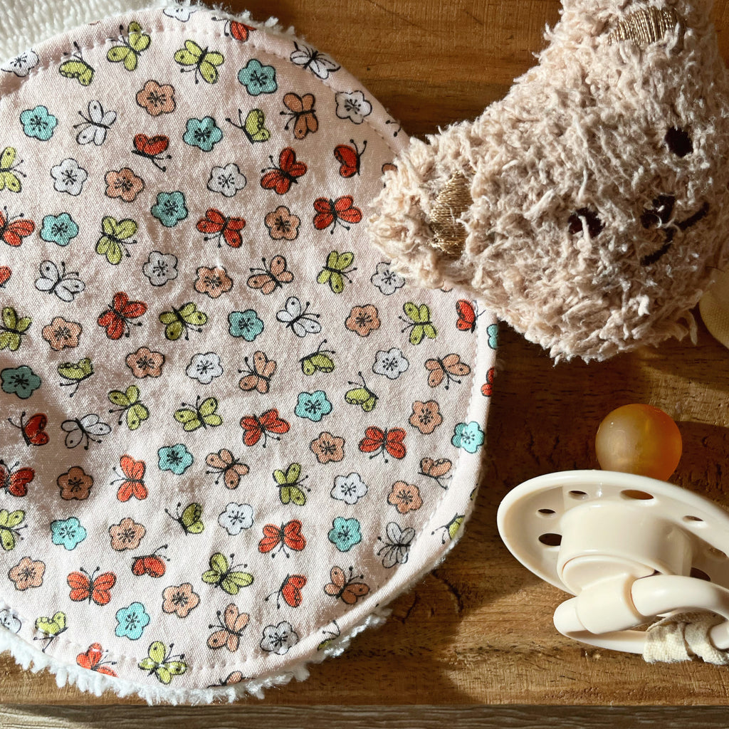 Coussinets d'Allaitement Lavables & Réutilisables - Coton et Bambou OEKO-Tex