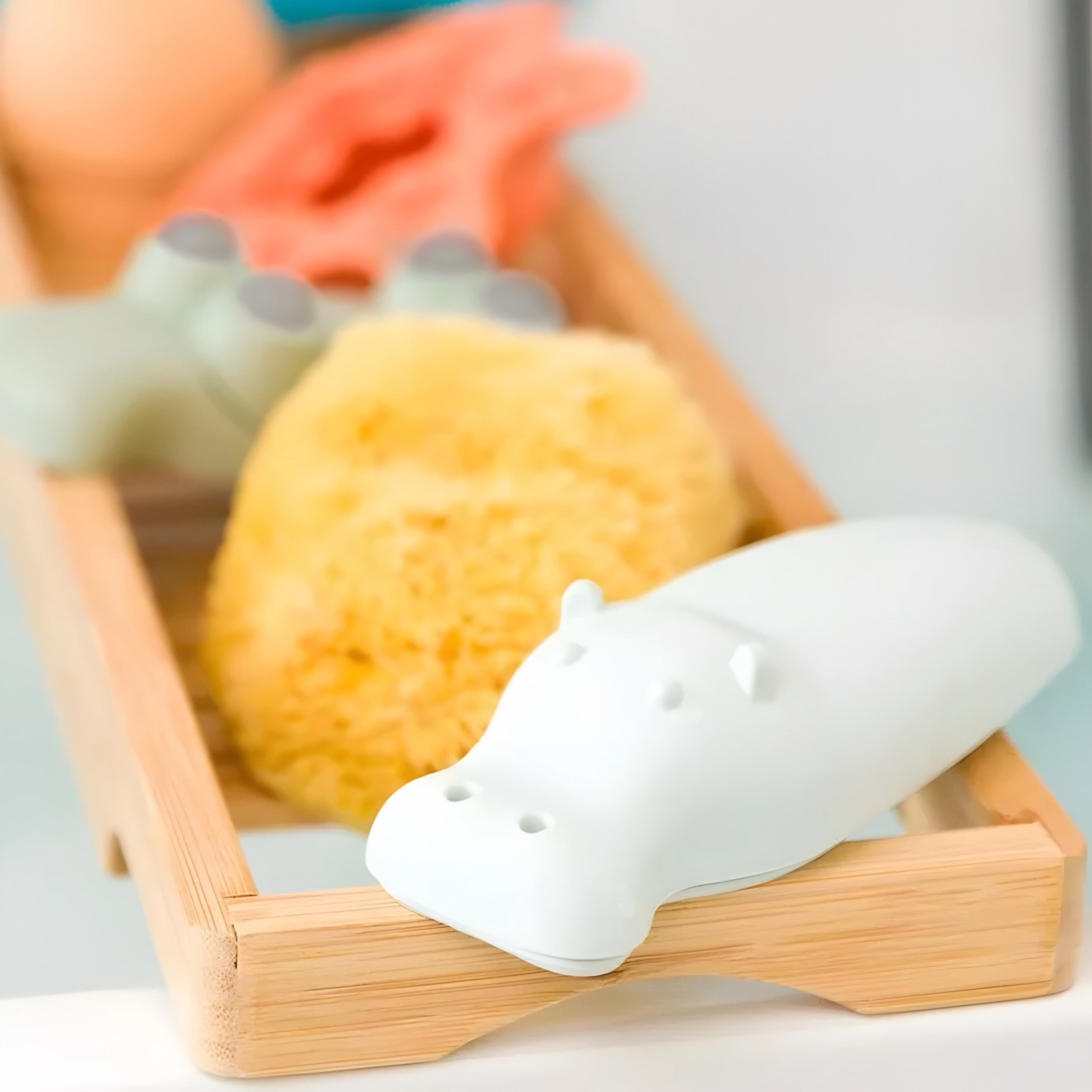 KABA l'Hippo - Jouet de Bain Ludique et Anti-Moisissures