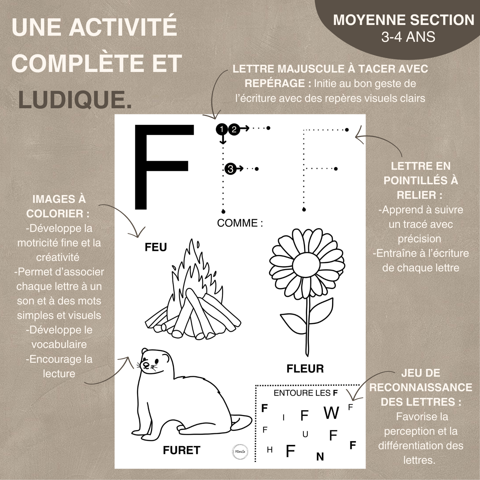 Fiches Alphabet à Colorier - PDF à Imprimer