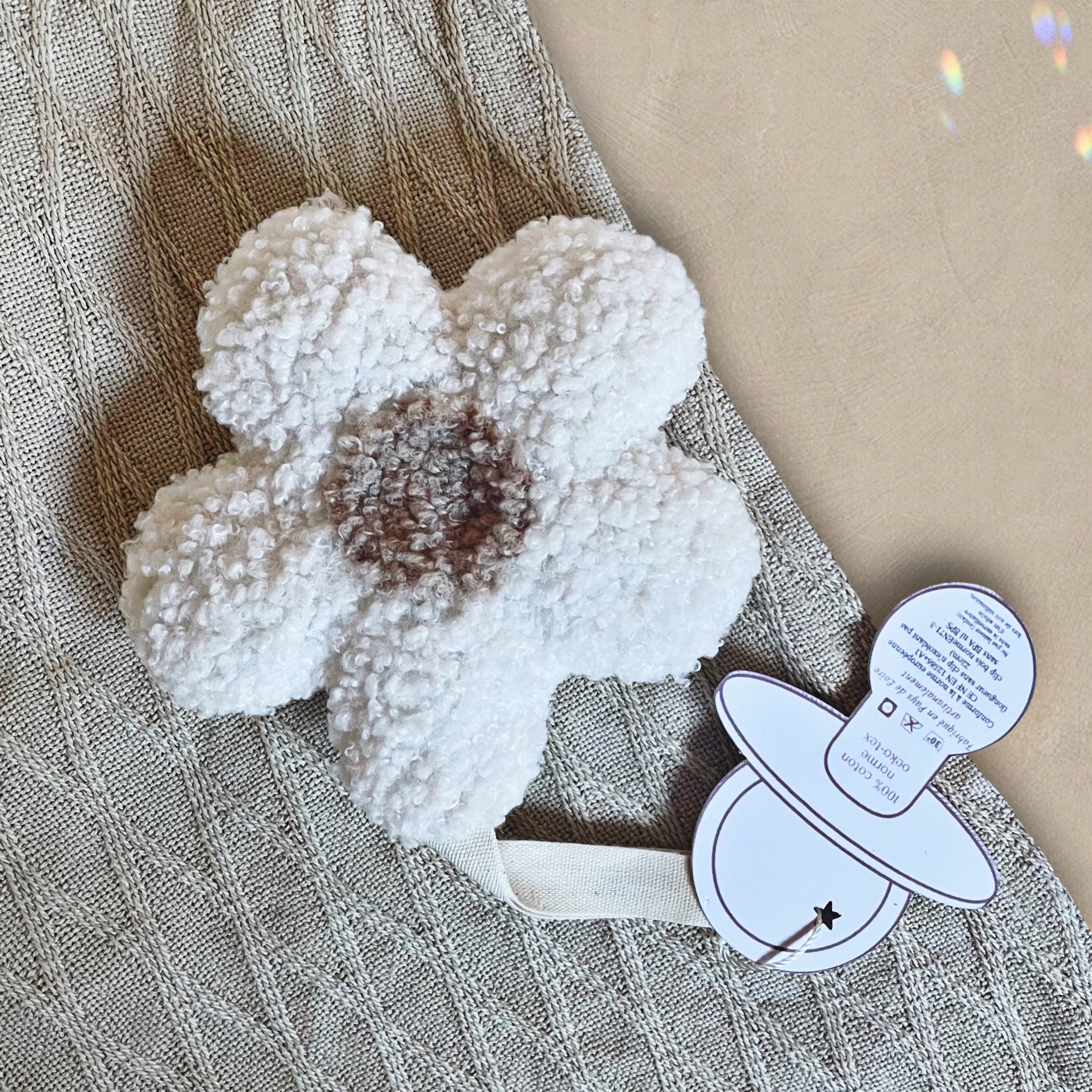 Doudou Attache-Tétine - FLEUR