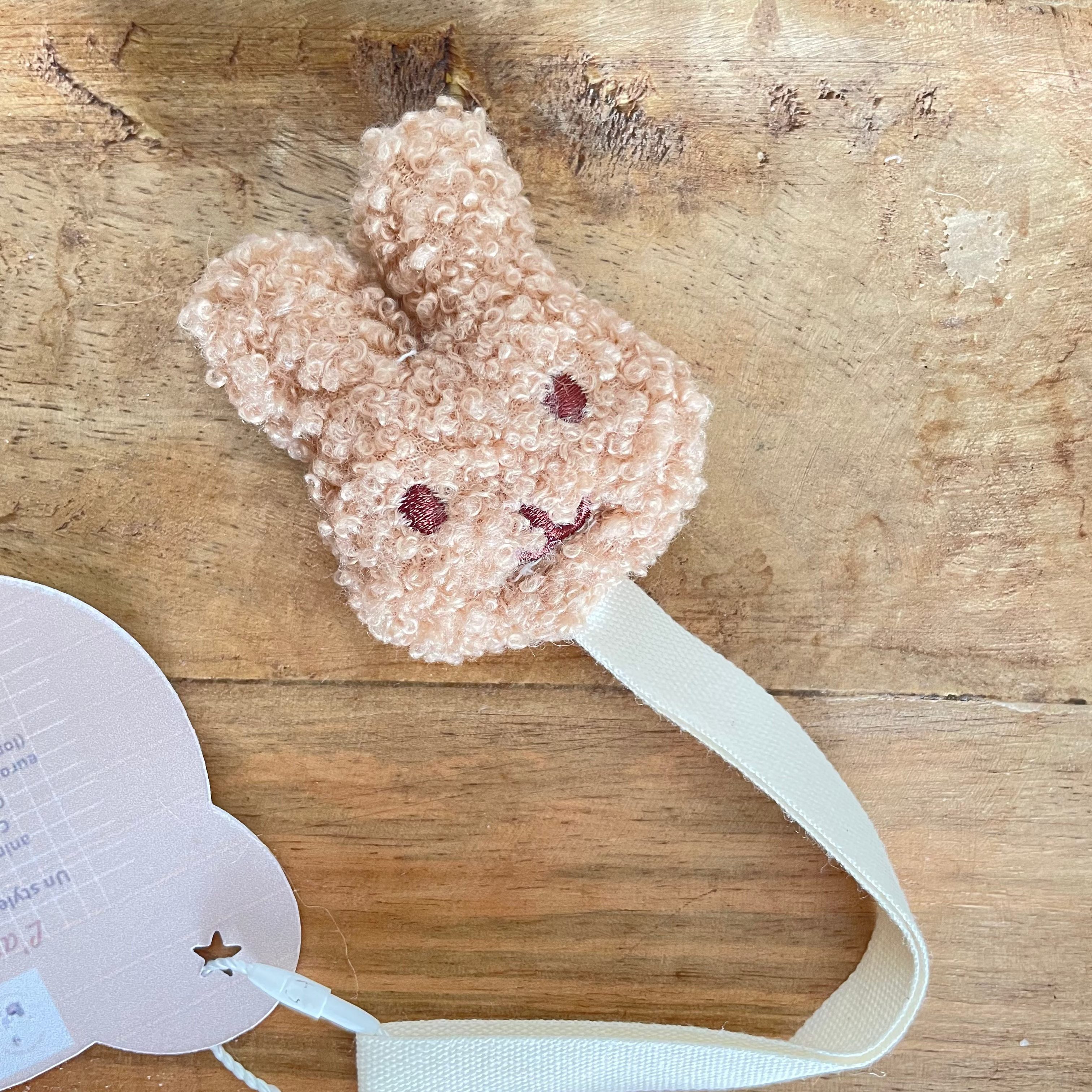 doudou attache-sucette pour bébé