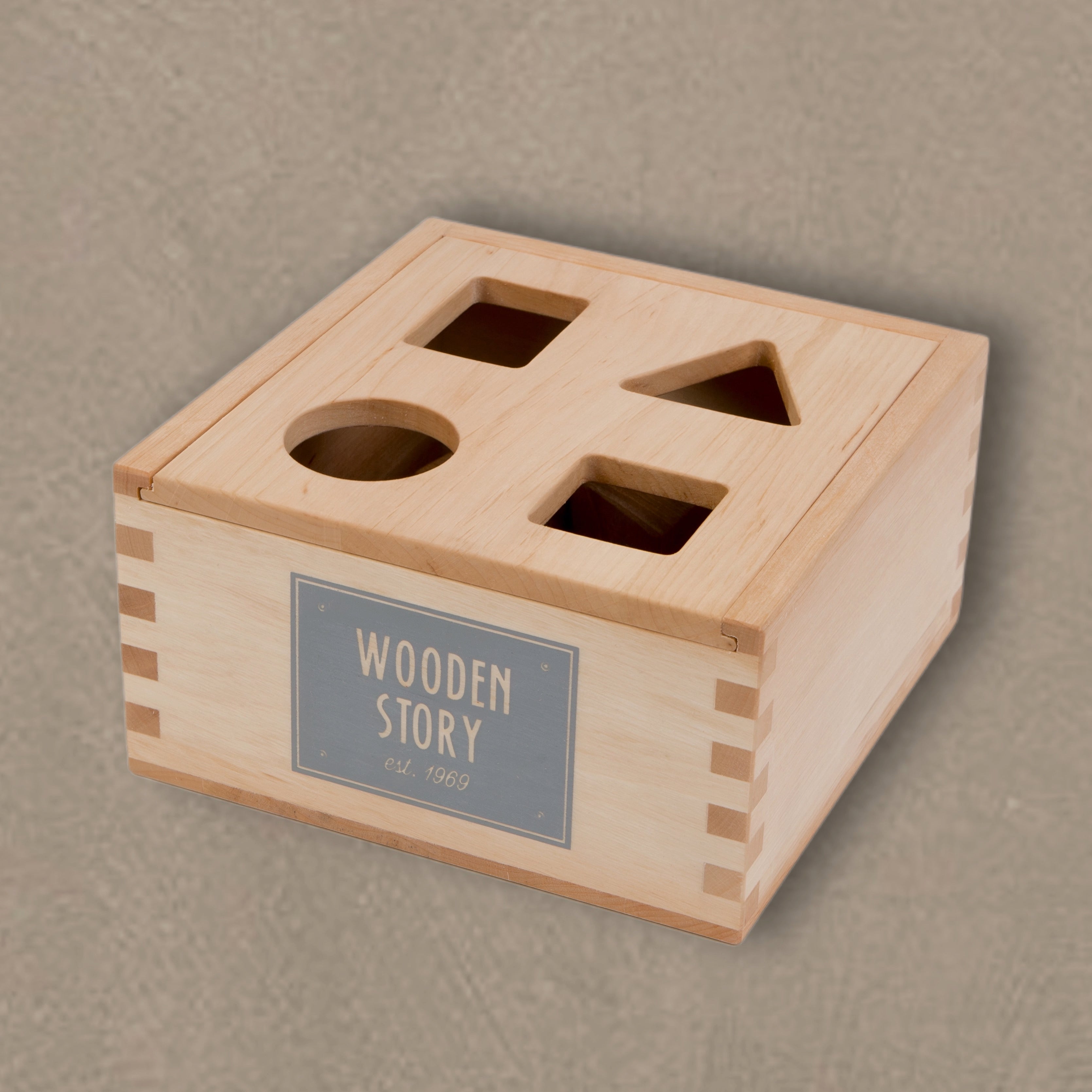 Boîte de Tri des Formes en Bois