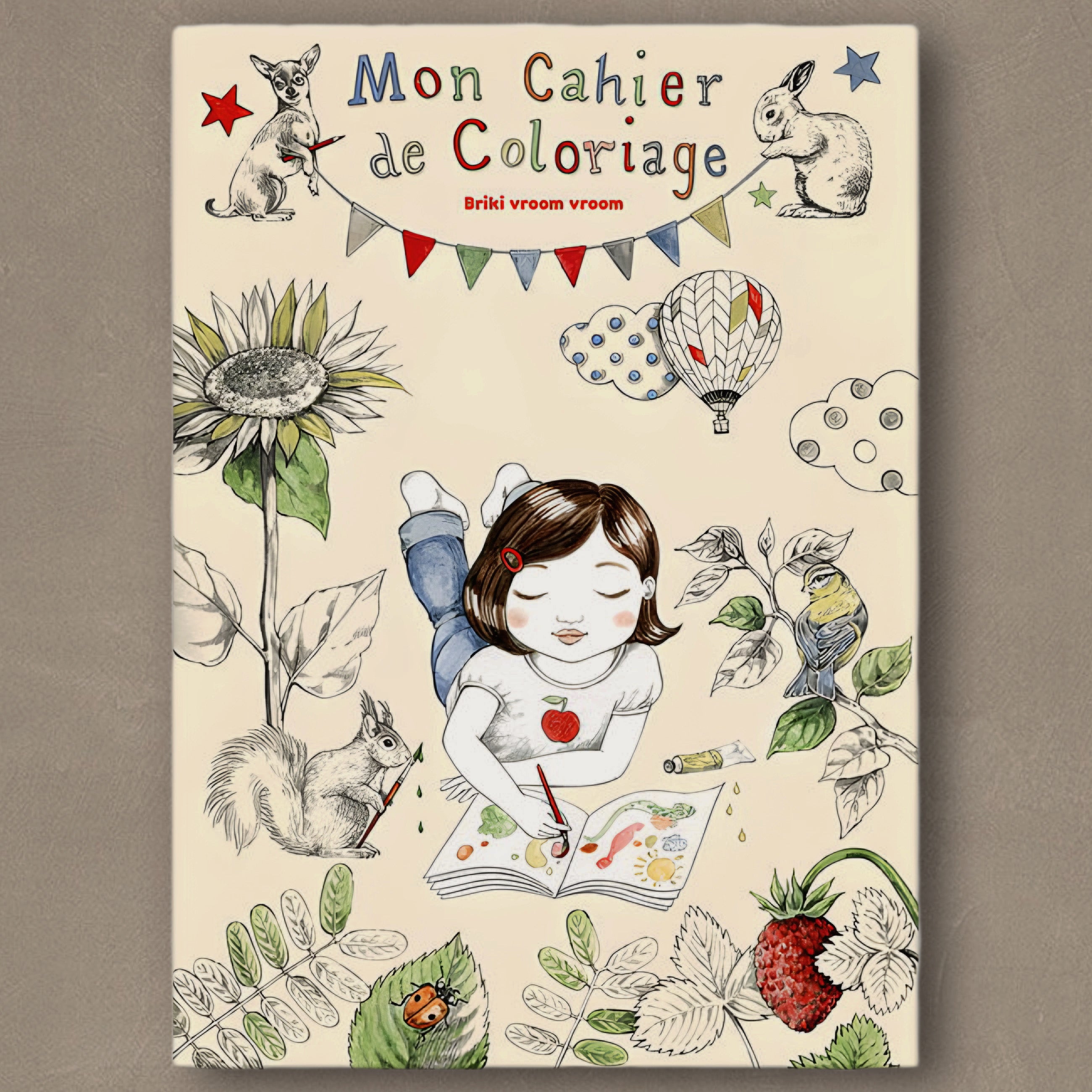 Cahier de Coloriage - UN VOYAGE AU PAYS IMAGINAIRE