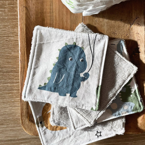 cotons lavables et réutilisables pour bébé