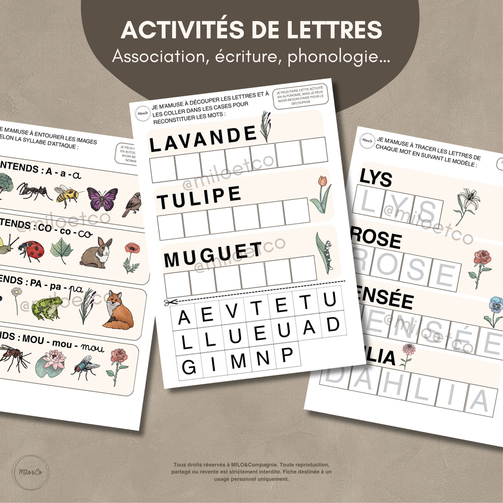 26 Activités de Printemps - PDF à Télécharger - Programme Maternelle