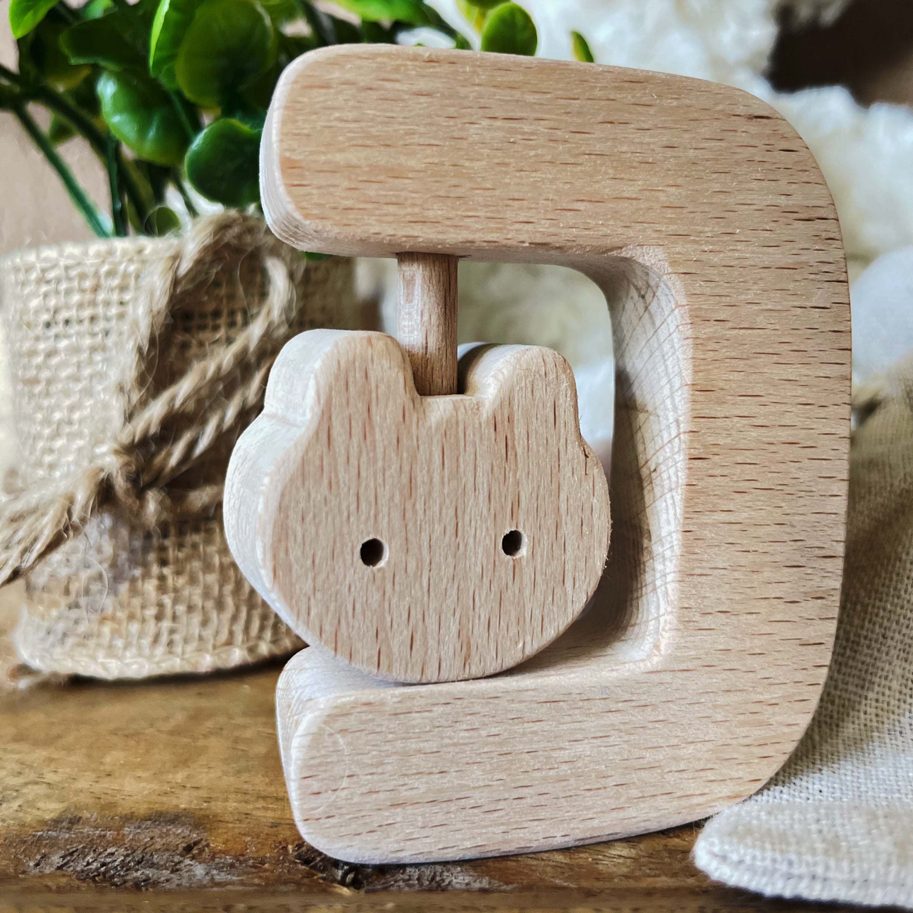 Hochet en Bois - OURS