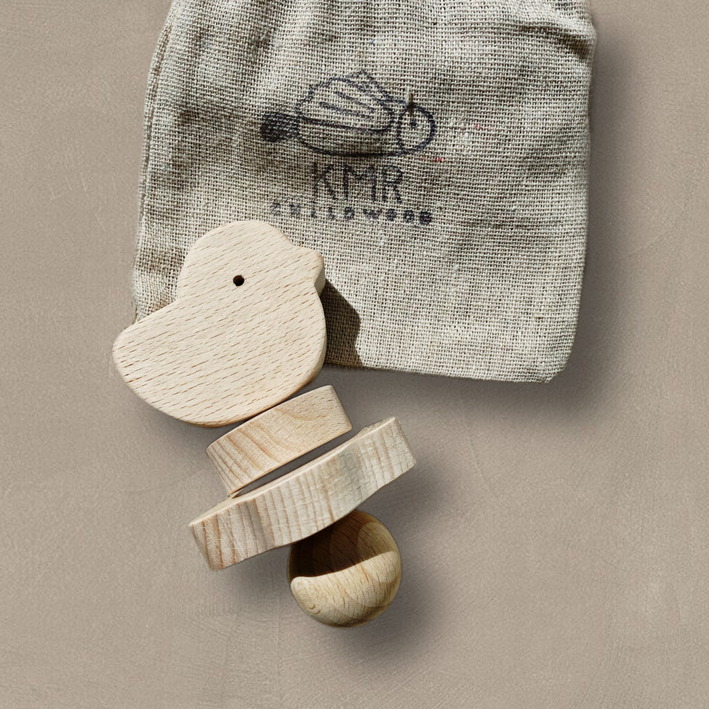 Hochet en Bois - KLAPKLAP OISEAU