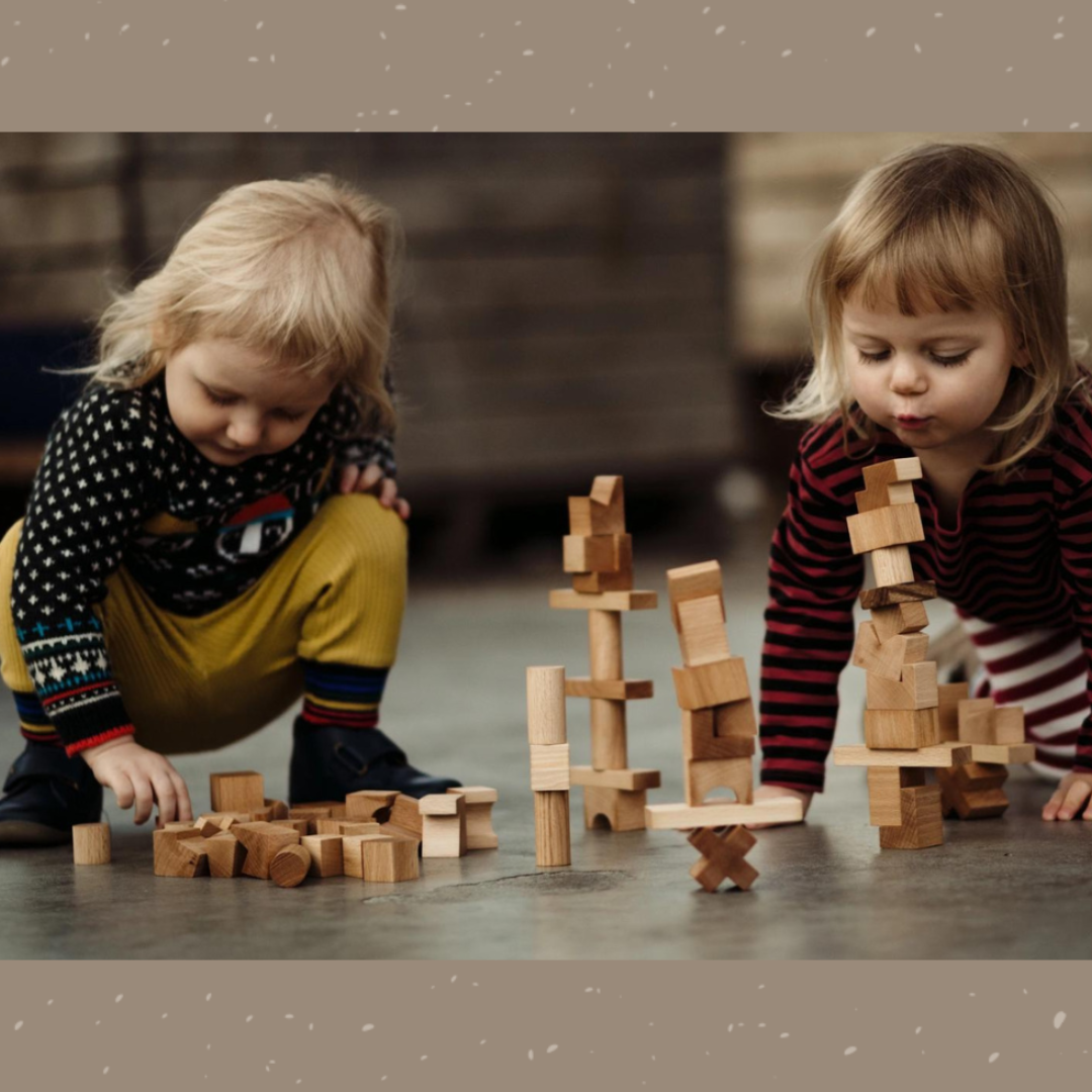 jeu de construction en bois montessori
