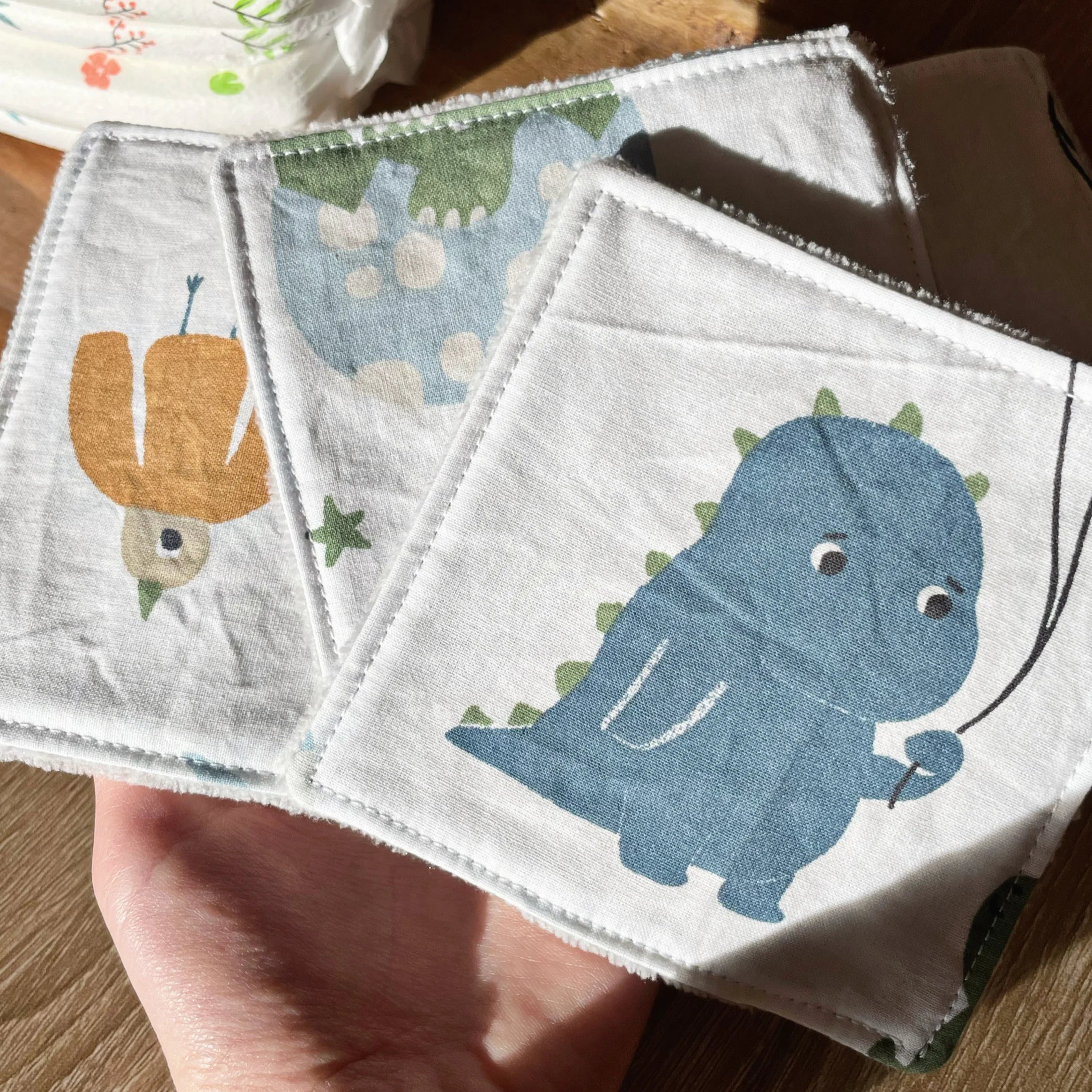 cotons réutilisables zéro déchet pour enfant