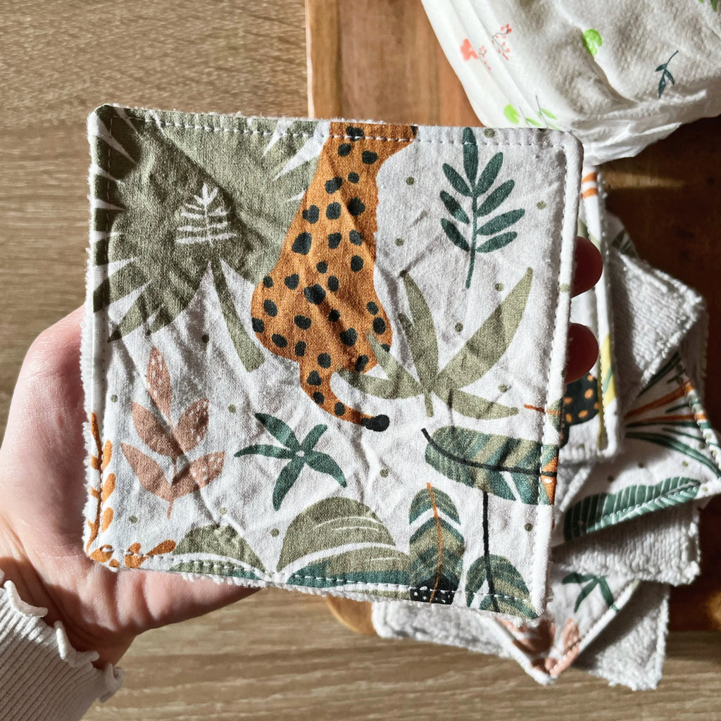 lingette réutilisable 100% coton et bambou