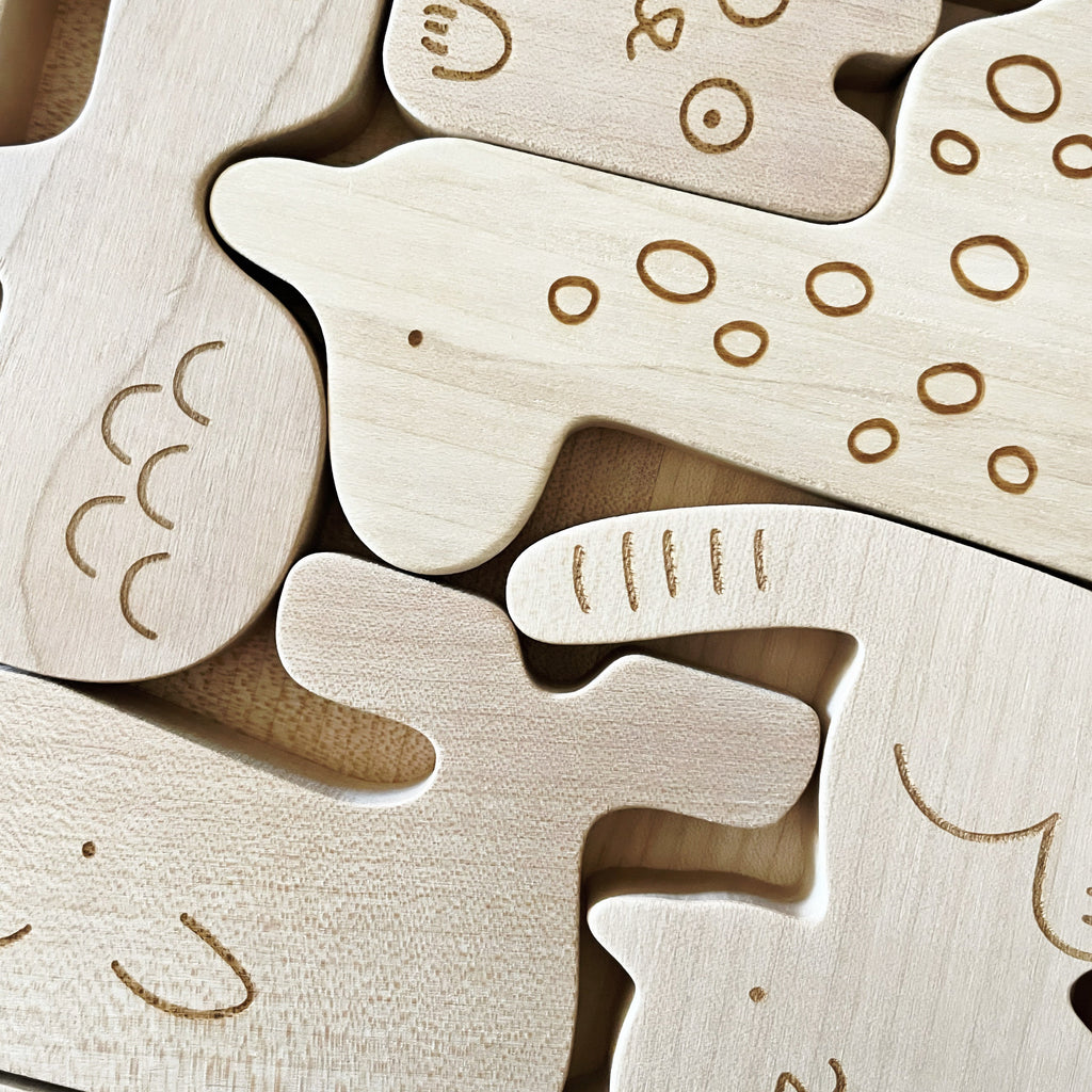 casse-tête montessori en bois