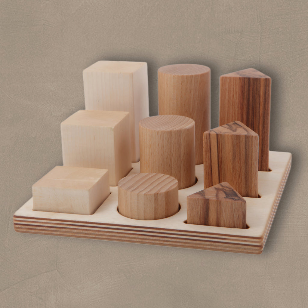 Puzzle de Formes à Encastrer en Bois